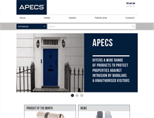 Tablet Screenshot of apecs.co.uk